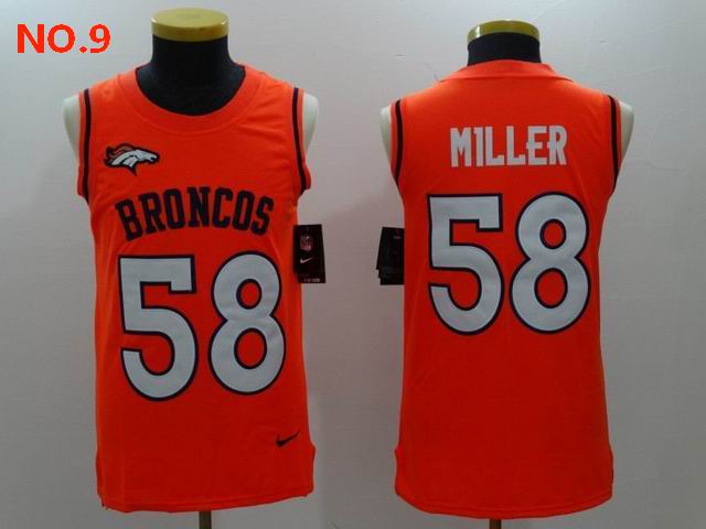 Men's Denver Broncos 58 Von Miller Jersey NO.9 ;